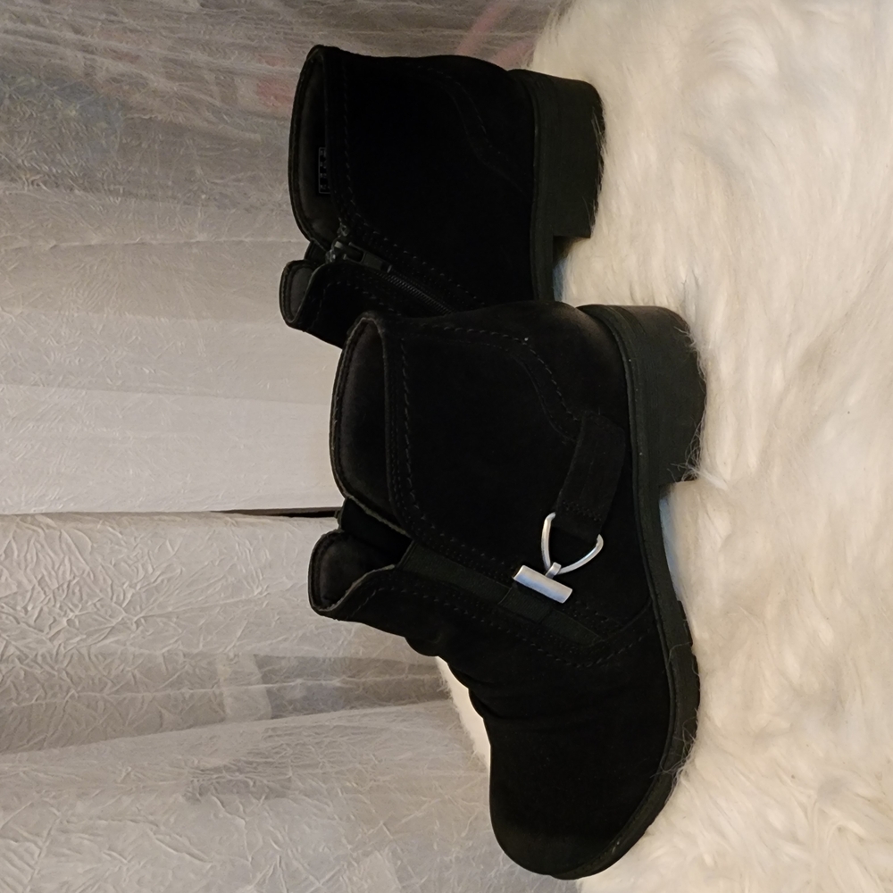 Clarks Black Ankle Boots
